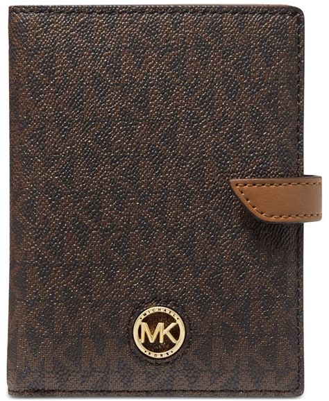 michael kors passport book|michael kors passport wallet brown.